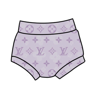 Boujee light purple LV bummies