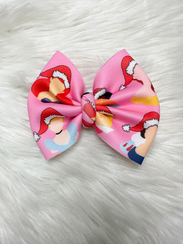 Christmas Princess bow/ Piggies