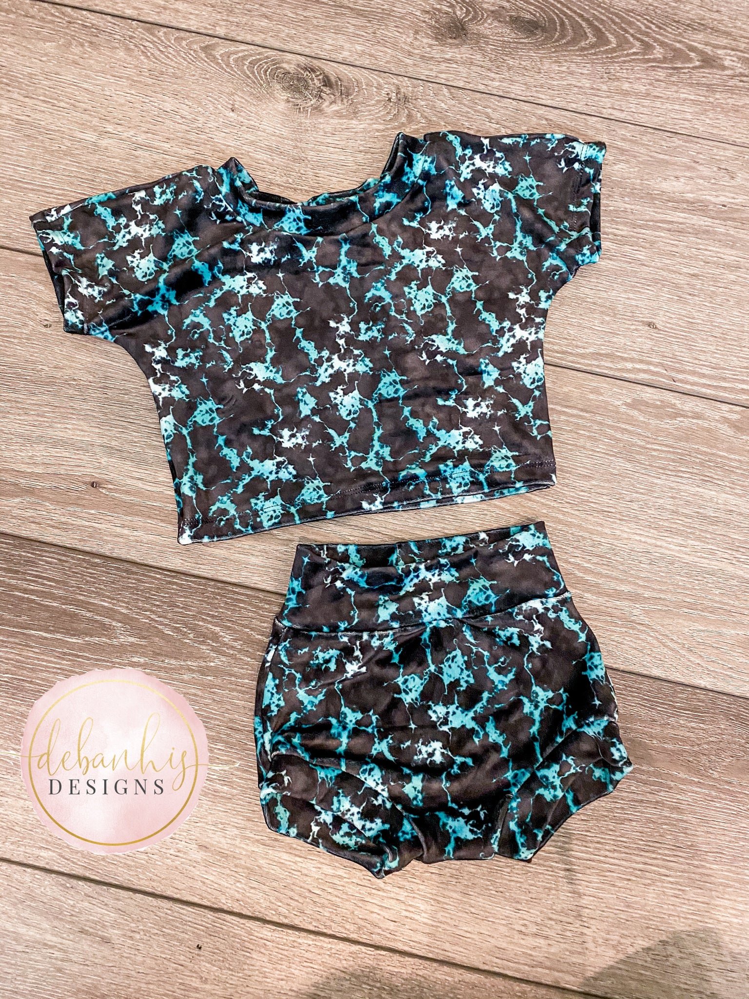 black teal lounge set