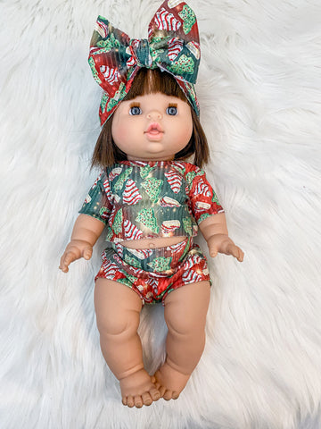 Minikane doll outfit Sweet treats bummies & crop top