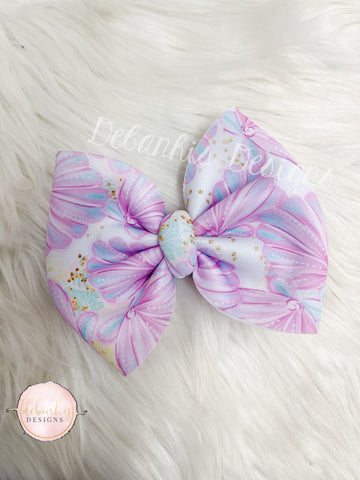 Purple shells bow/ Piggies