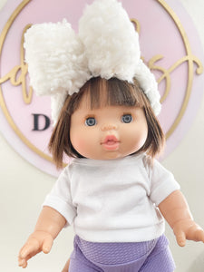 Mini Kane doll Sherpa headwrap