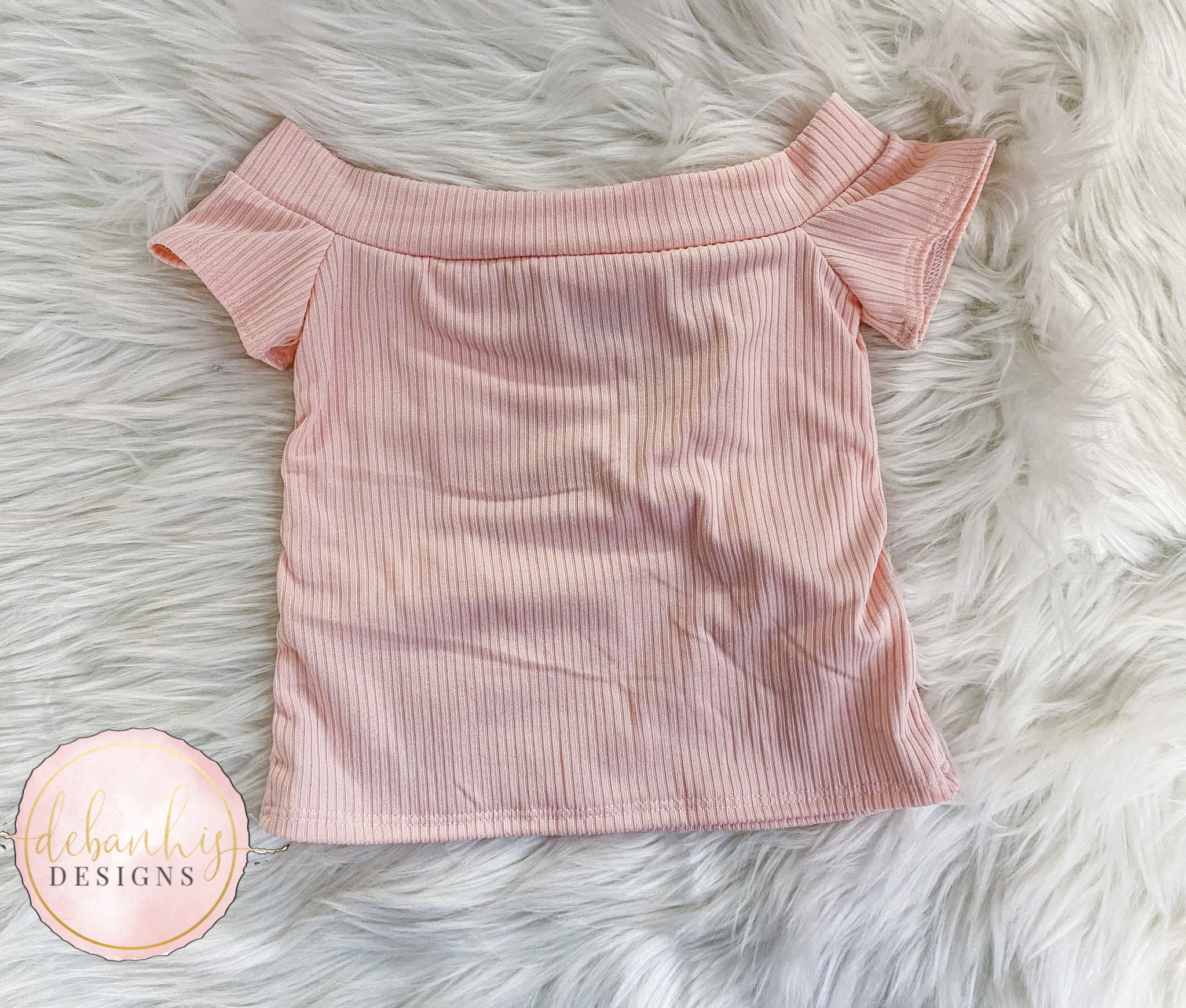 Peach makayla style top